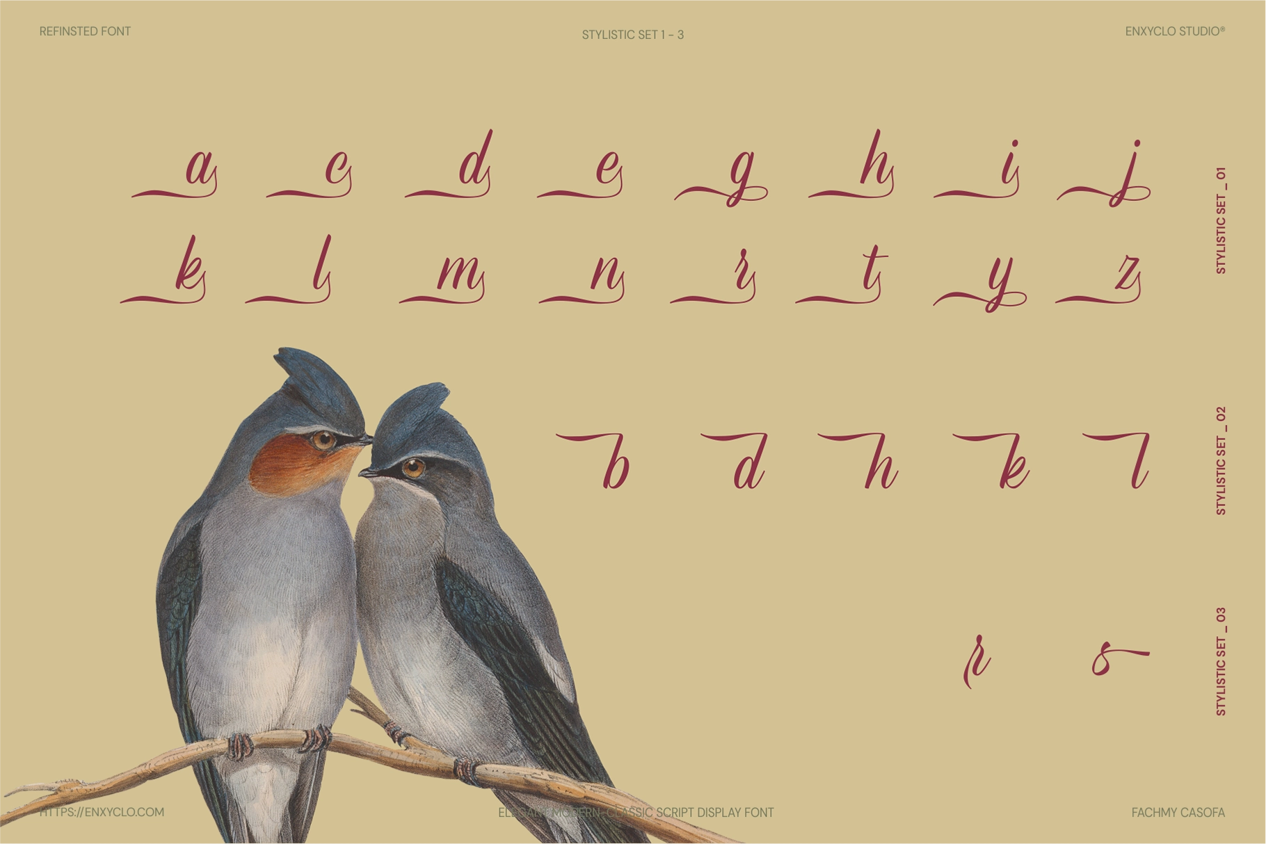 Refinsted - Modern Calligraphy Script Font