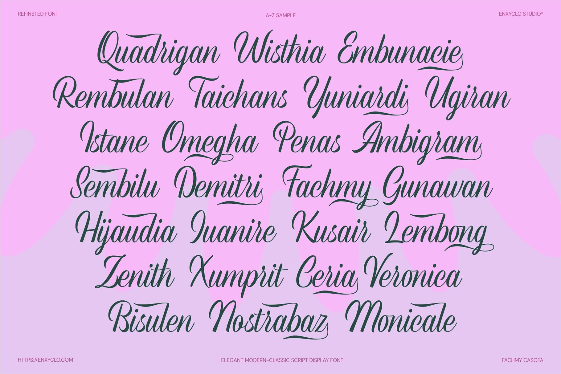 Refinsted - Modern Calligraphy Script Font