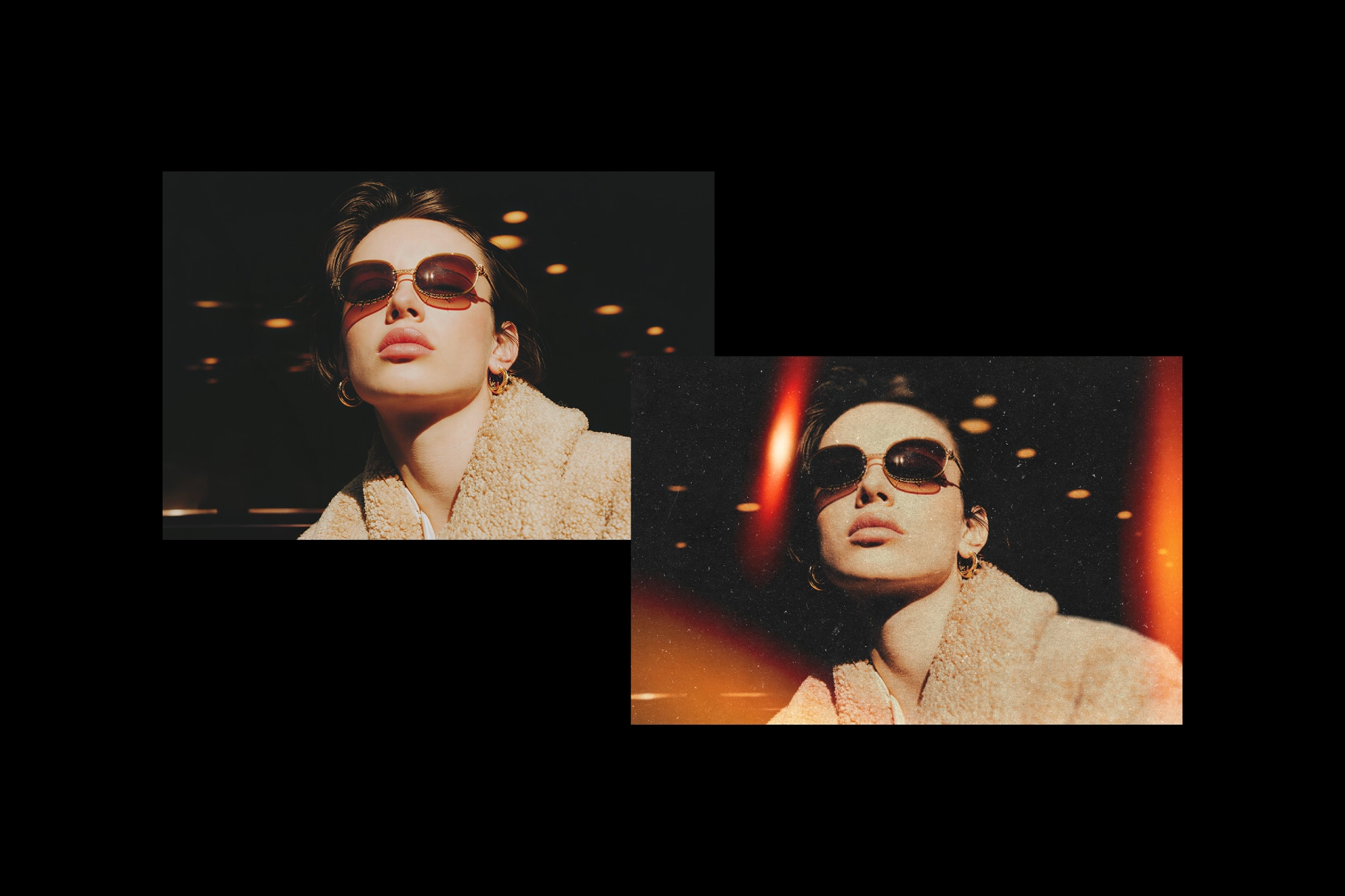 Cinematic Light Leak Photo Effect