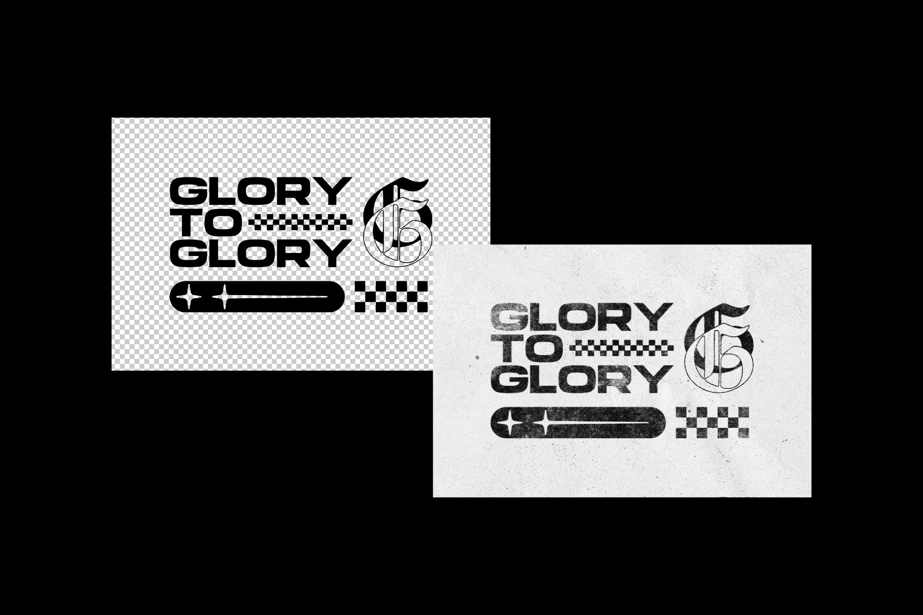 Retro Print Text Effect