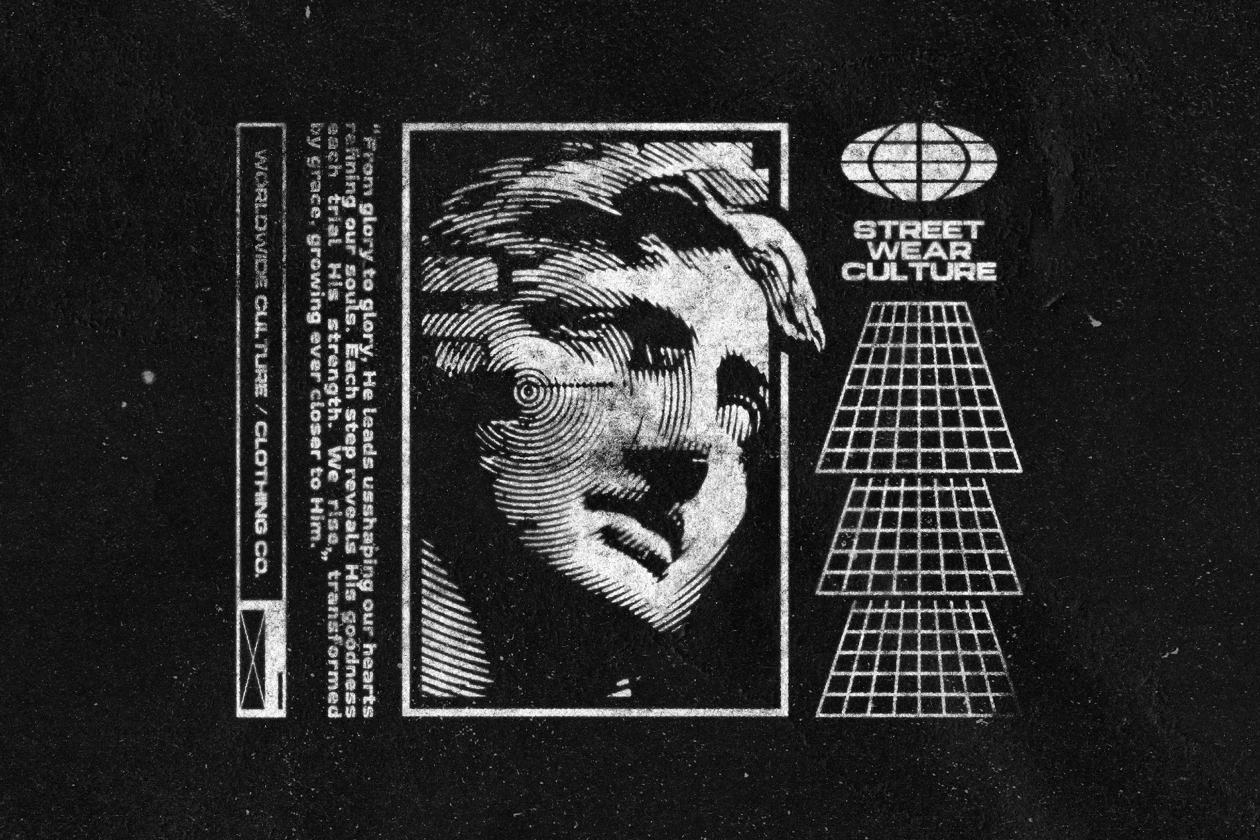 Retro Print Text Effect