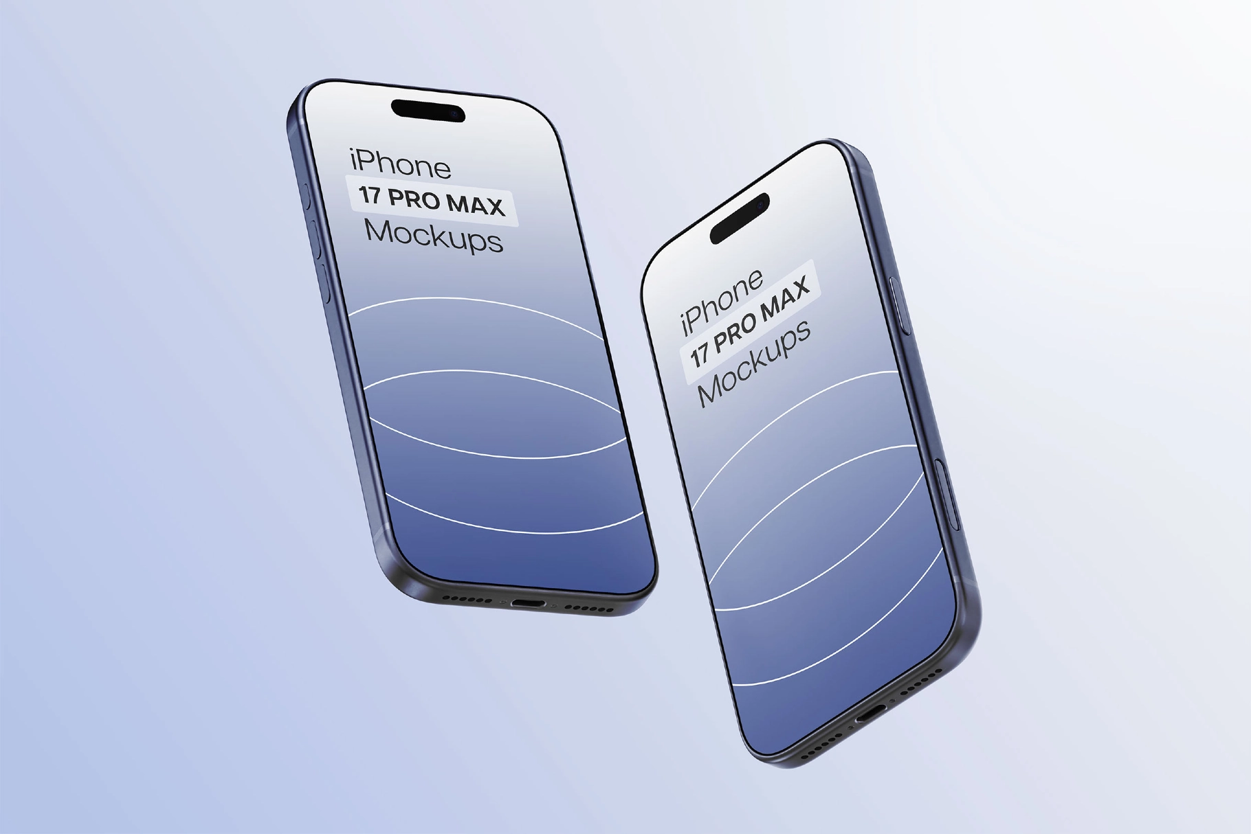 iPhone 17 Pro Max Mockup Set