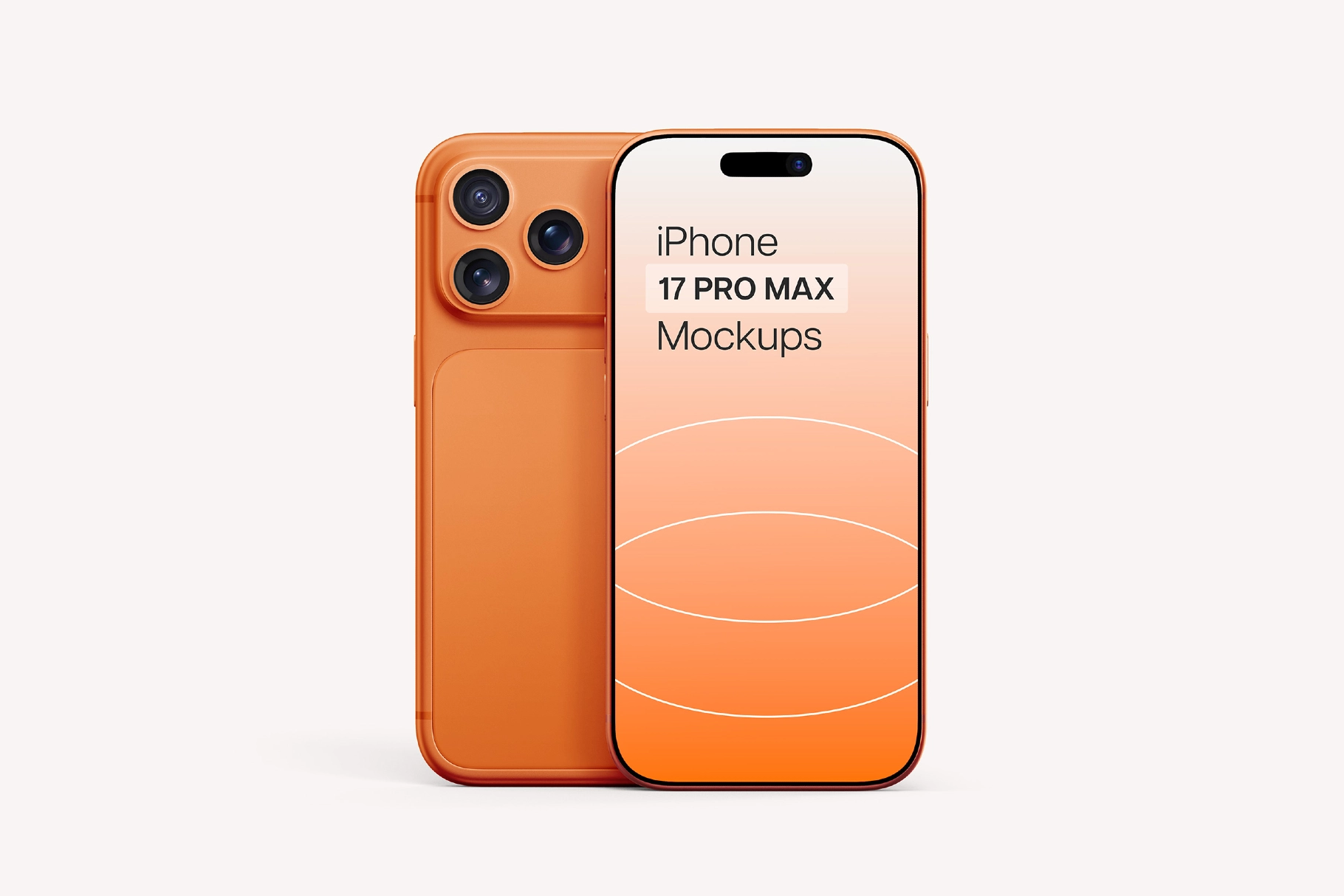 iPhone 17 Pro Max Mockup Set