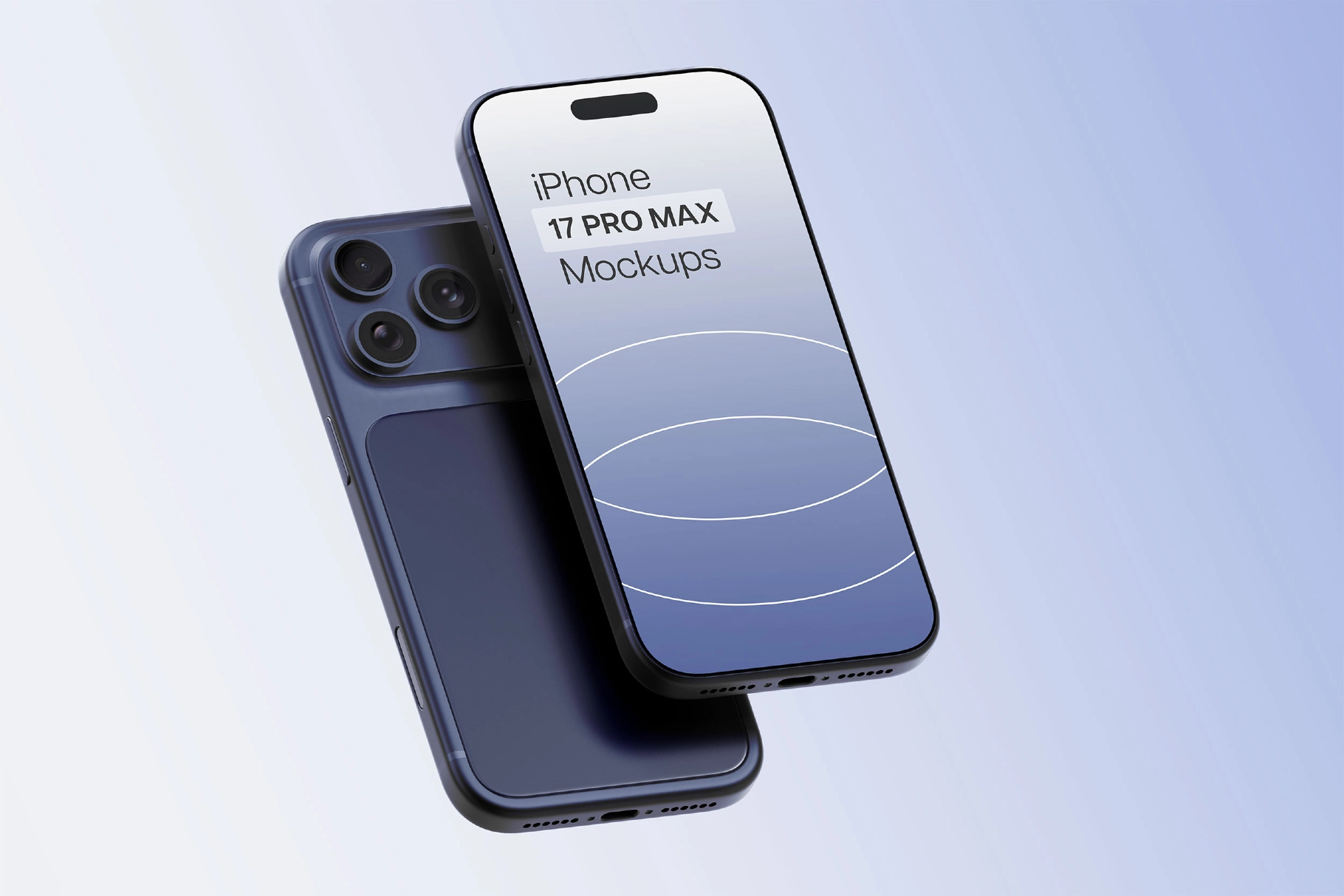 iPhone 17 Pro Max Mockup Set
