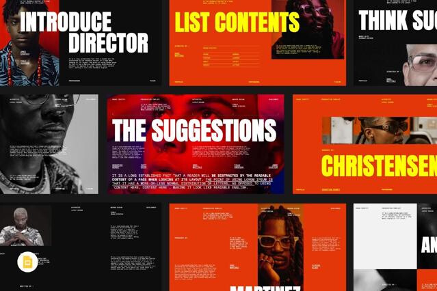 The Suggestions - Brand Identity G-Slides Template