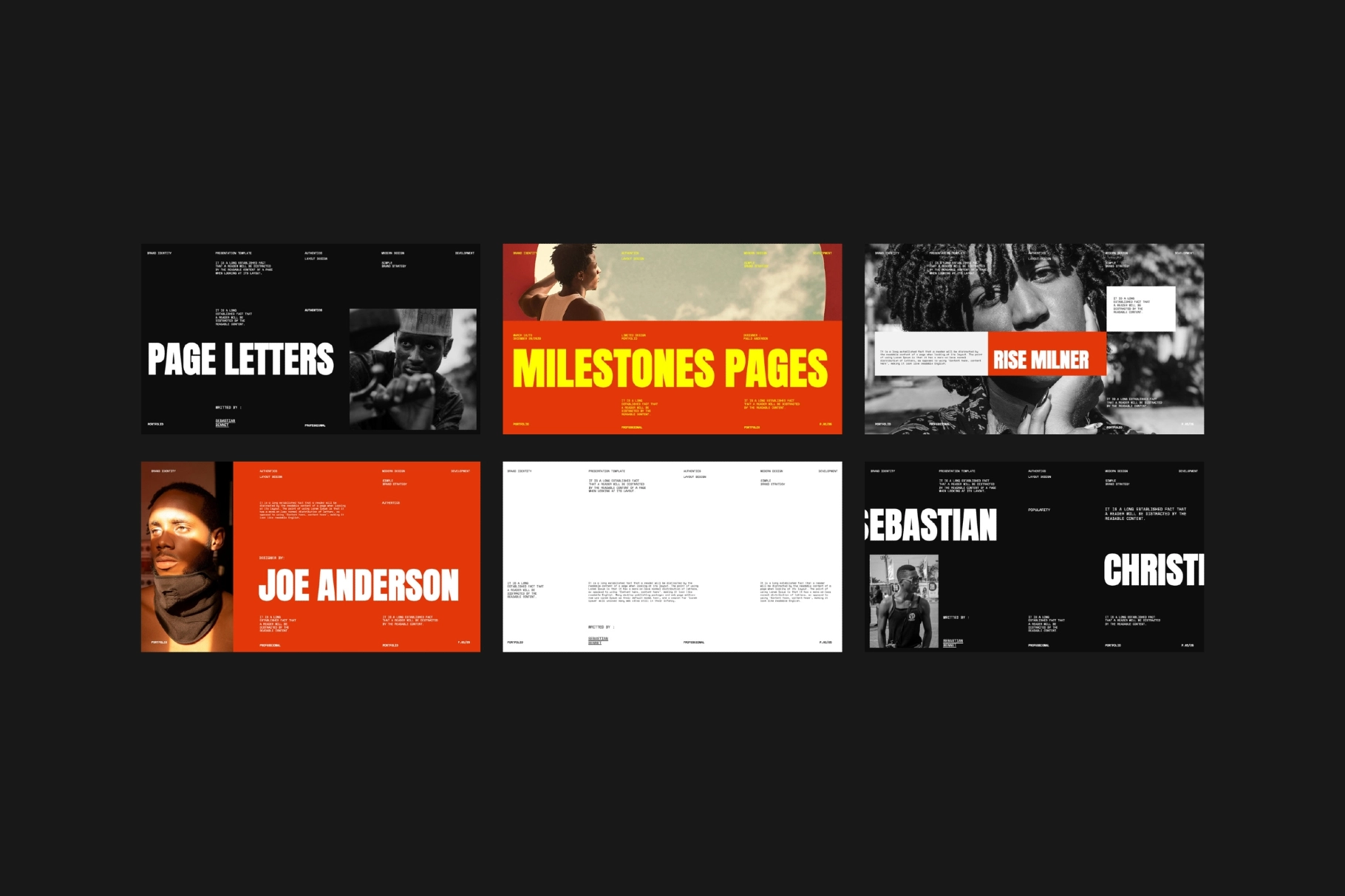 The Suggestions - Brand Identity G-Slides Template