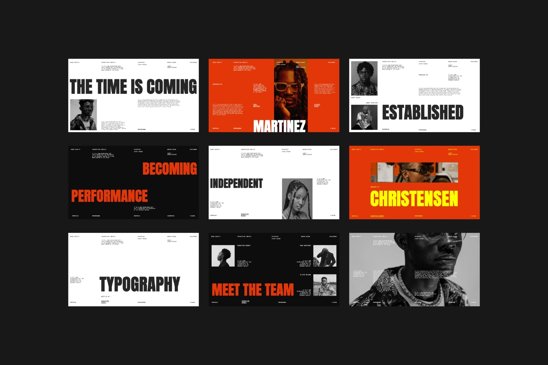 The Suggestions - Brand Identity G-Slides Template