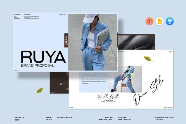 RUYA / Brand Proposal Presentation Template