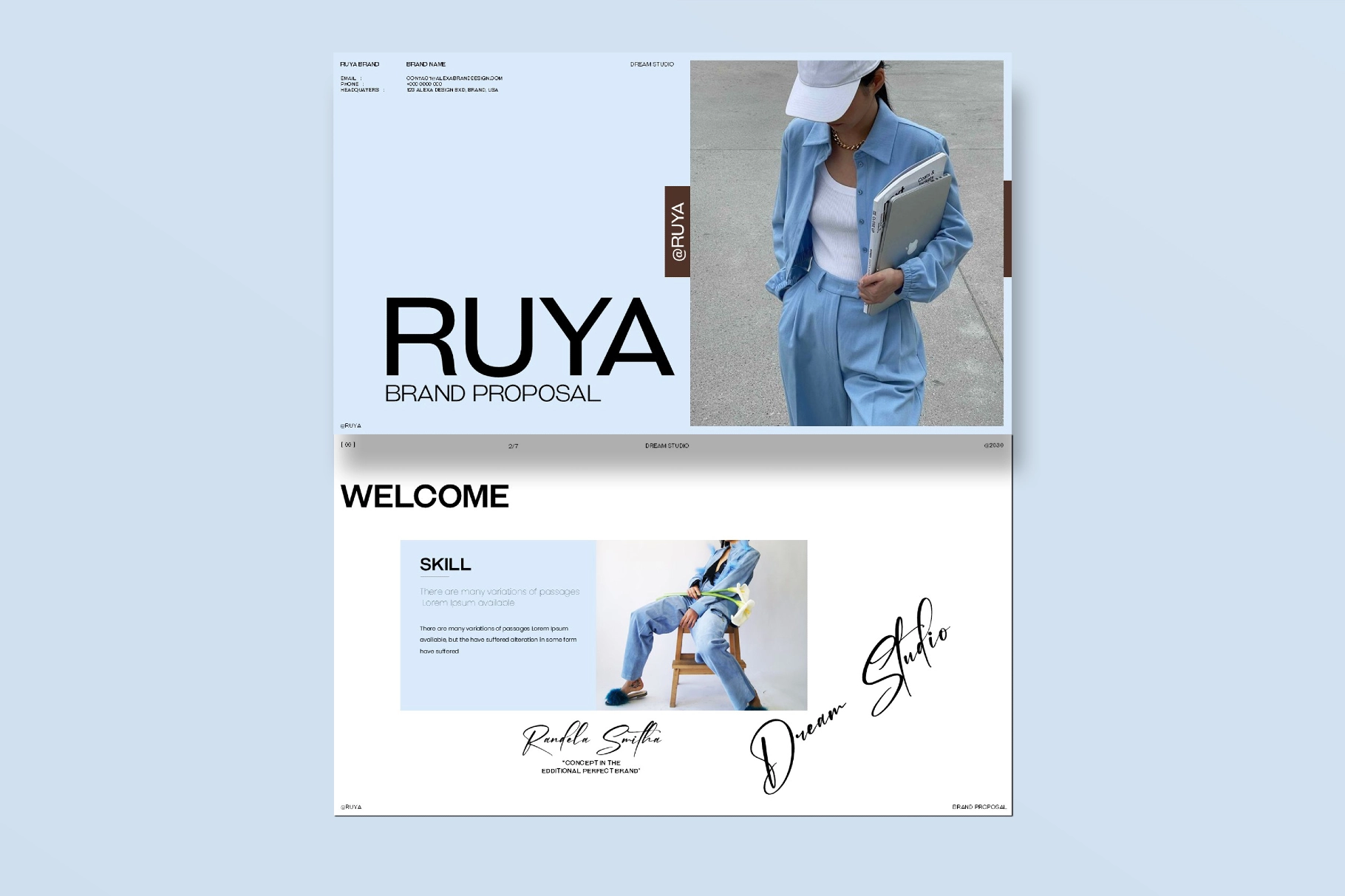RUYA / Brand Proposal Presentation Template