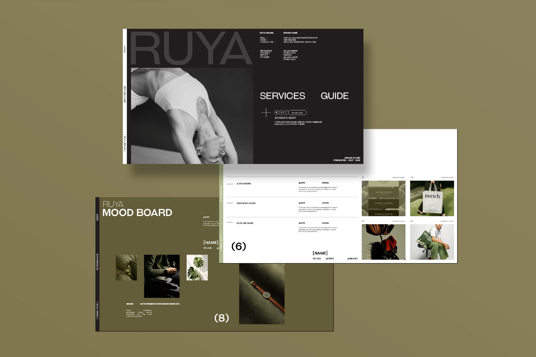RUYA / Service Guide Presentation Template