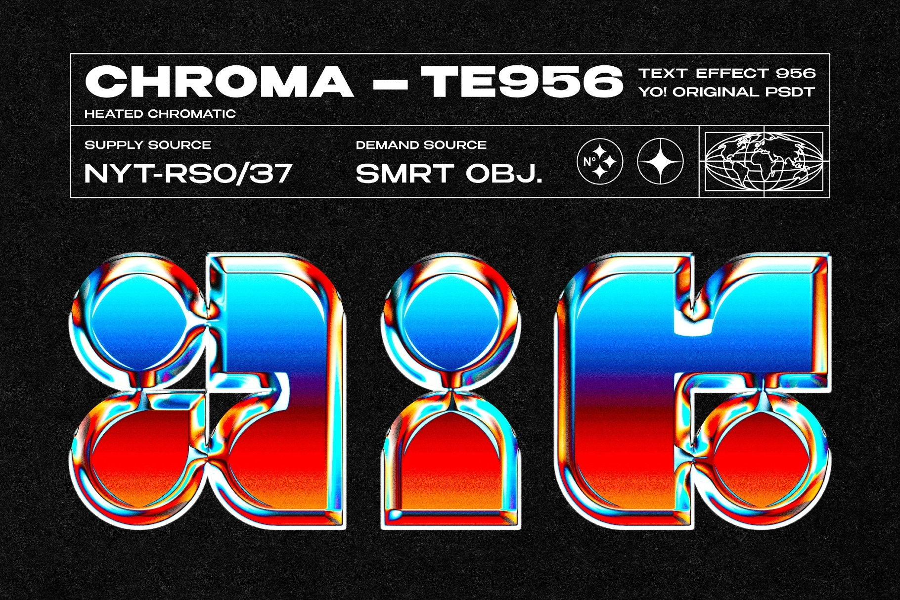 Heated Chroma Text Effect