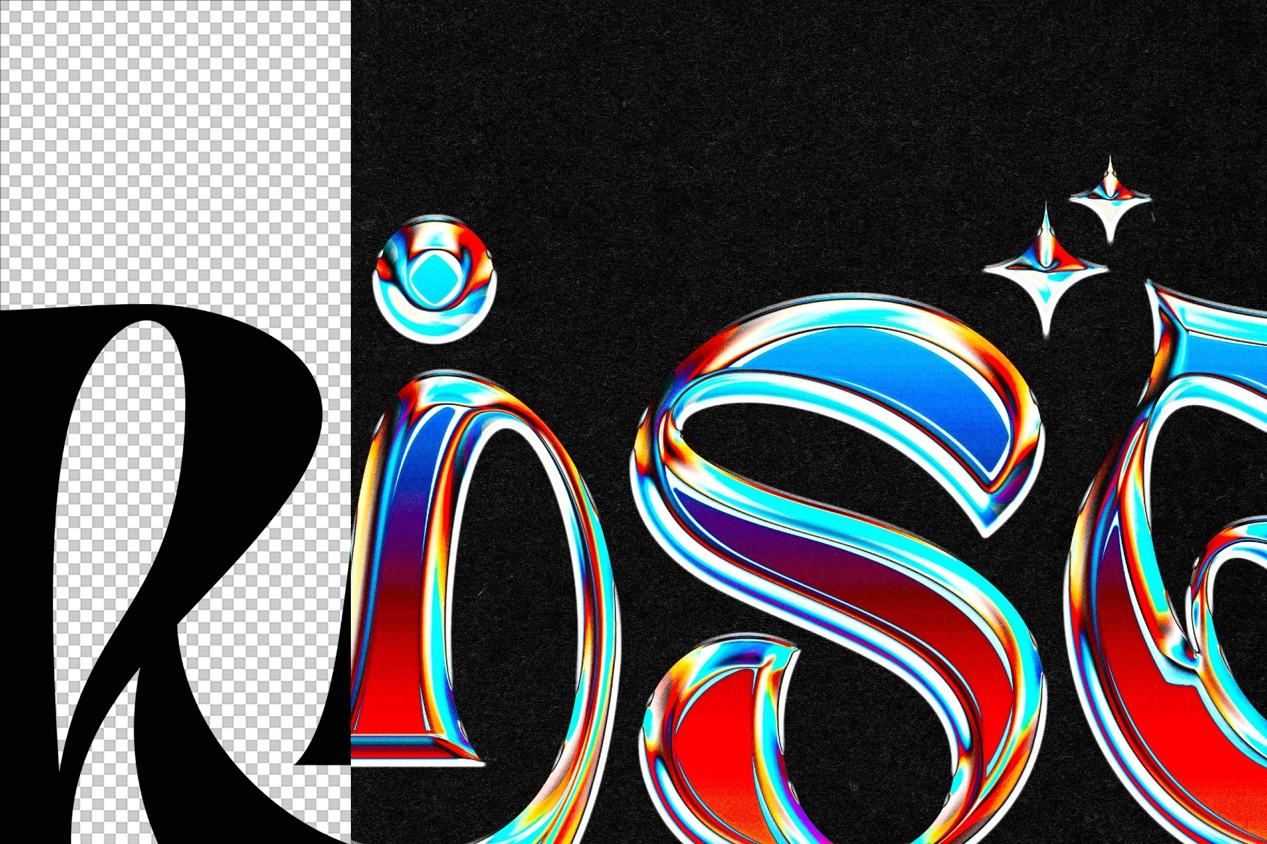 Heated Chroma Text Effect