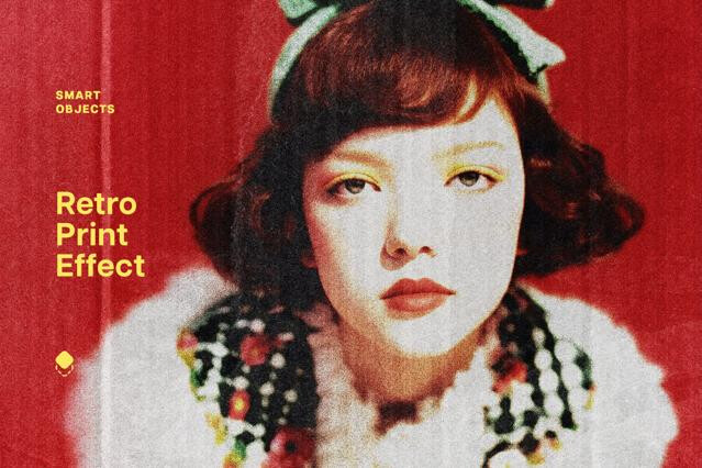 Cardboard Print Photo Effect