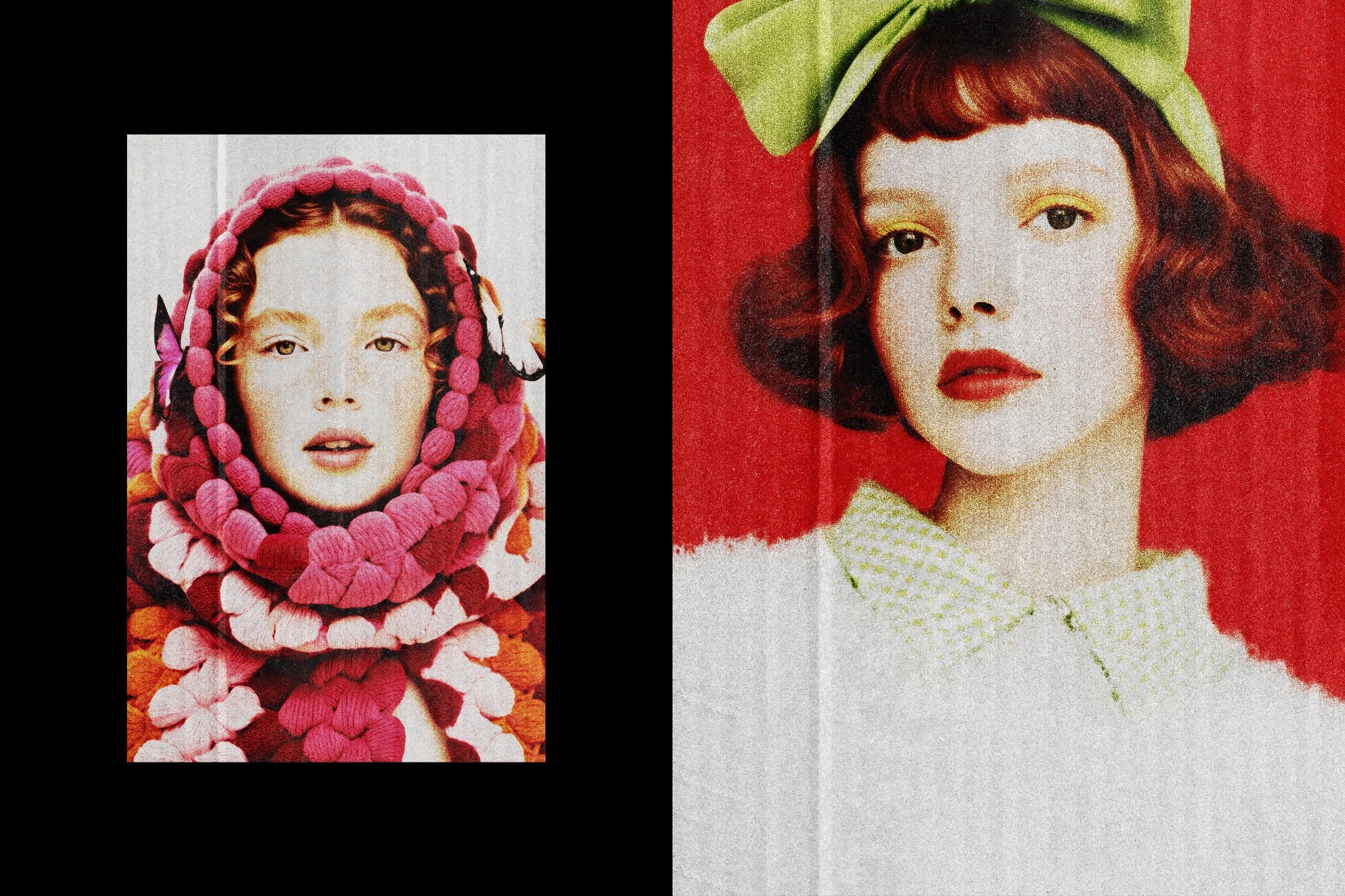 Cardboard Print Photo Effect