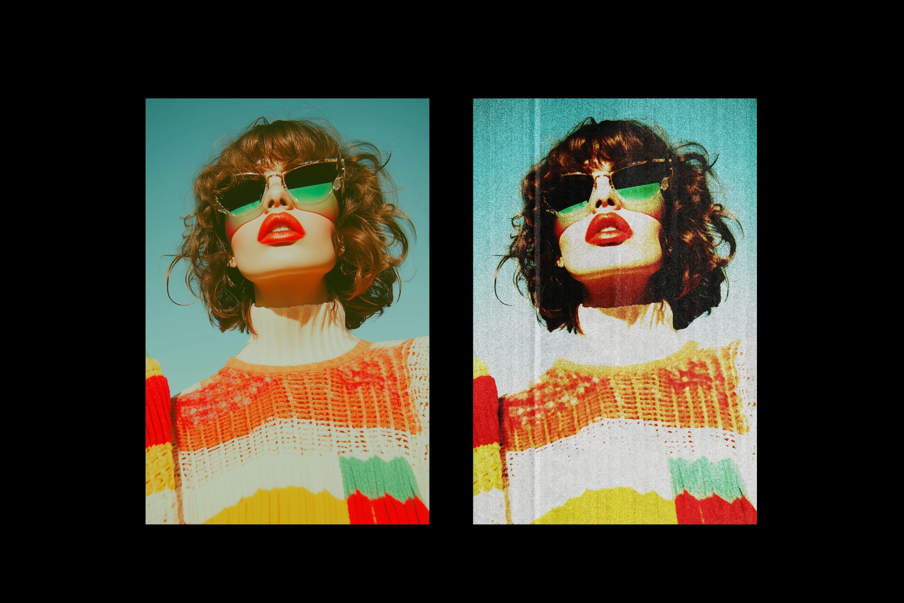 Cardboard Print Photo Effect