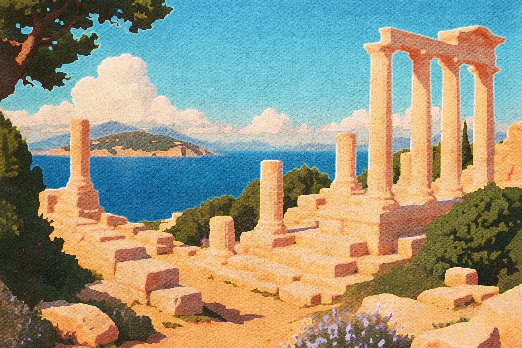 Watercolor Painting Effect