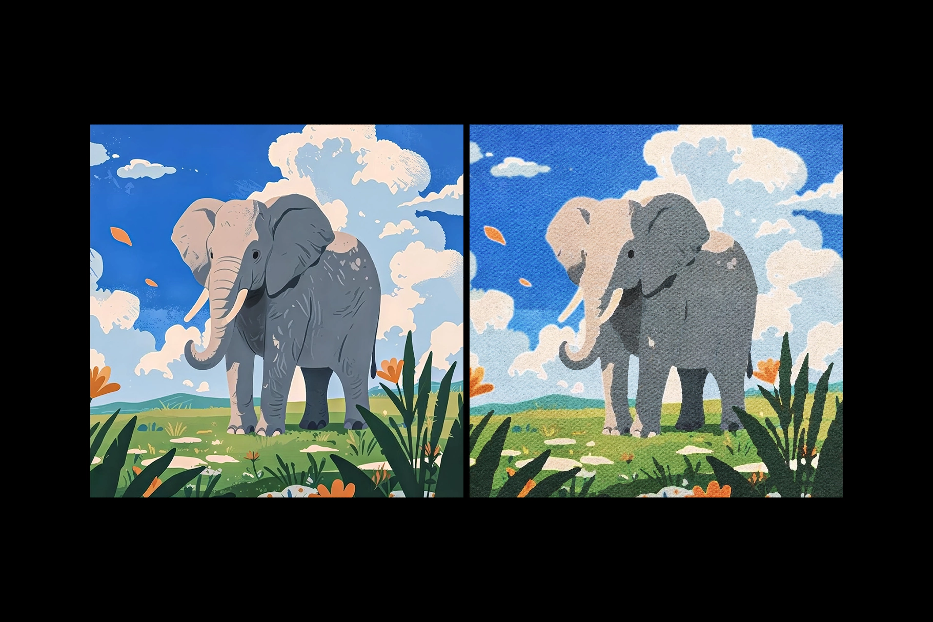 Watercolor Painting Effect