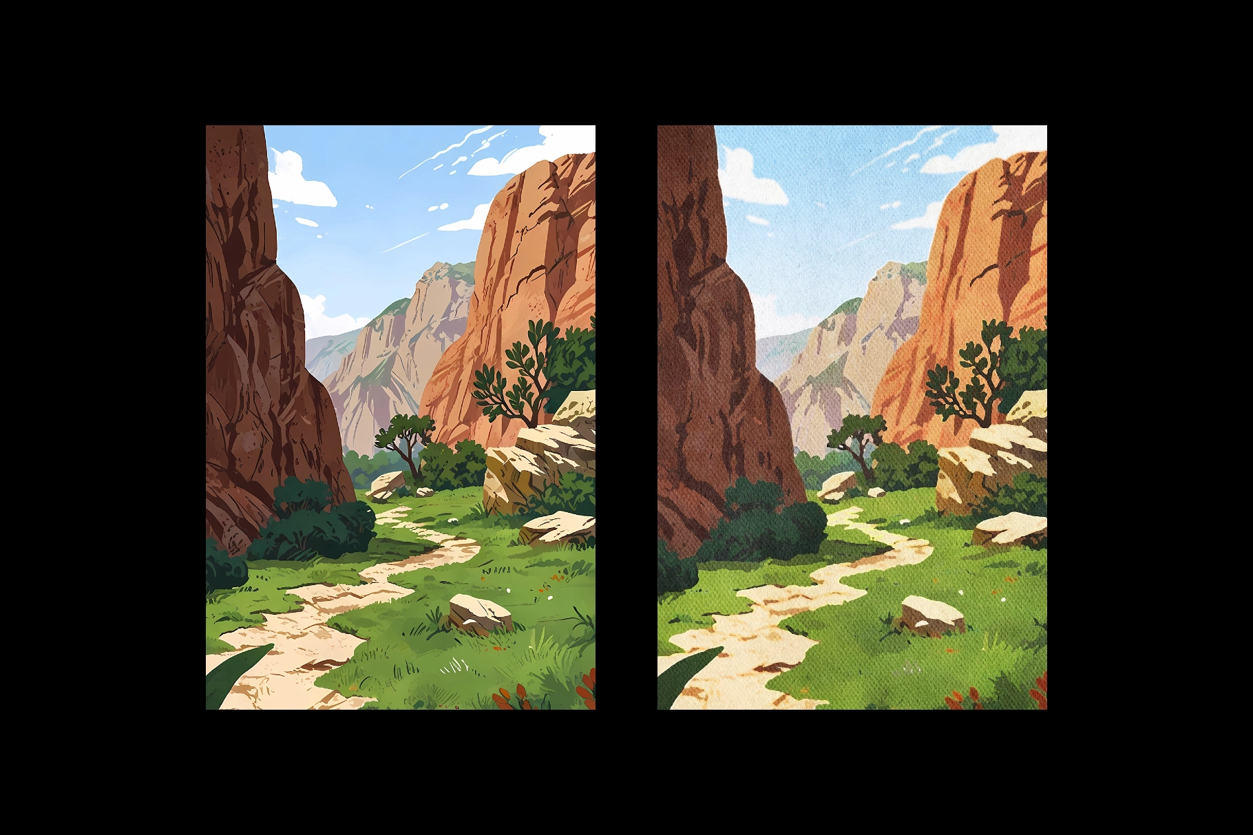 Watercolor Painting Effect