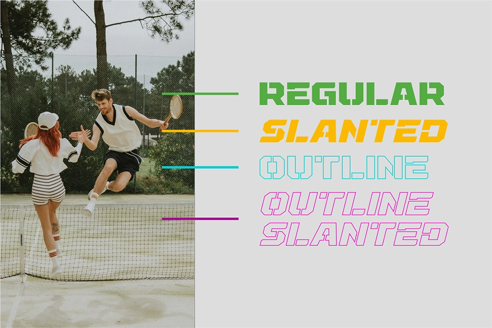 Monster Beast - Futuristic Sport Display Font