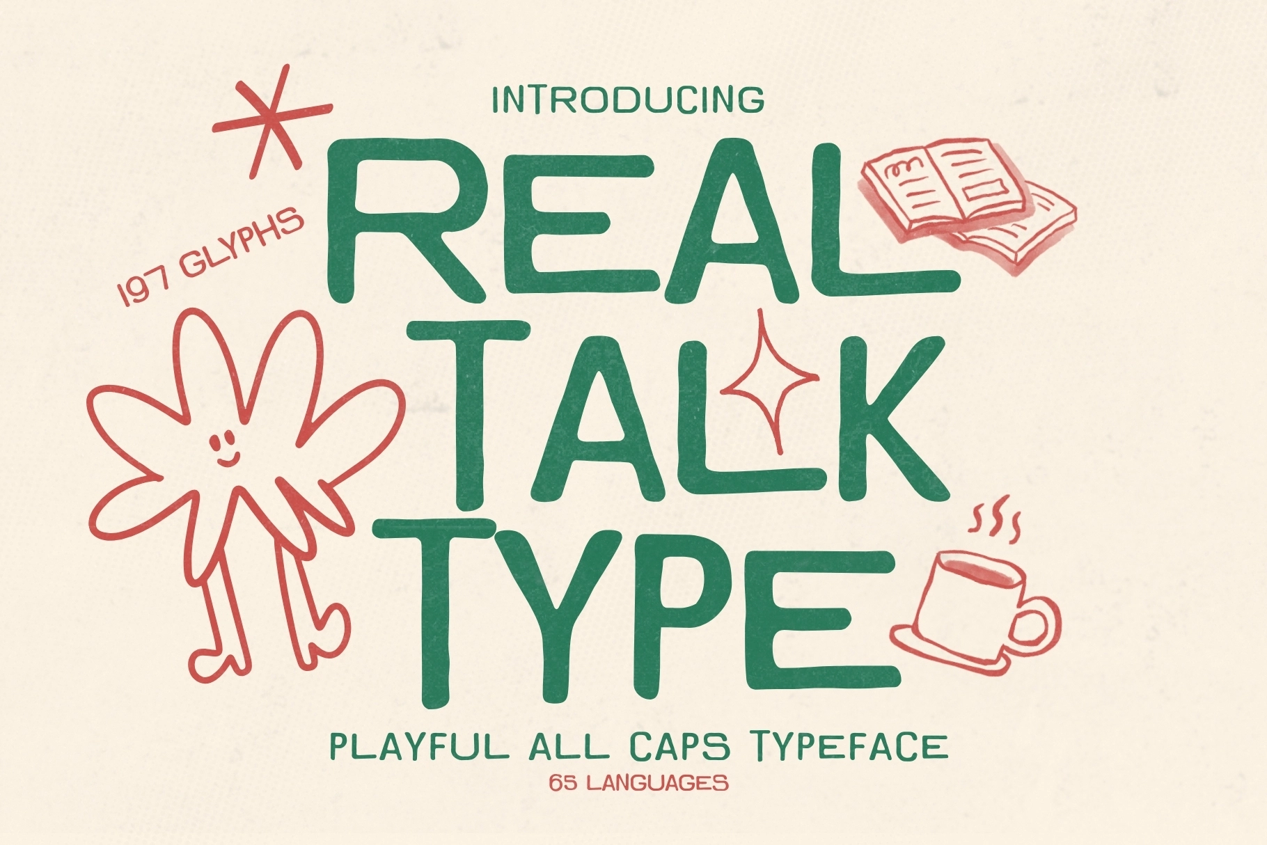 Real Talk Type - Playful Rounded Retro Font