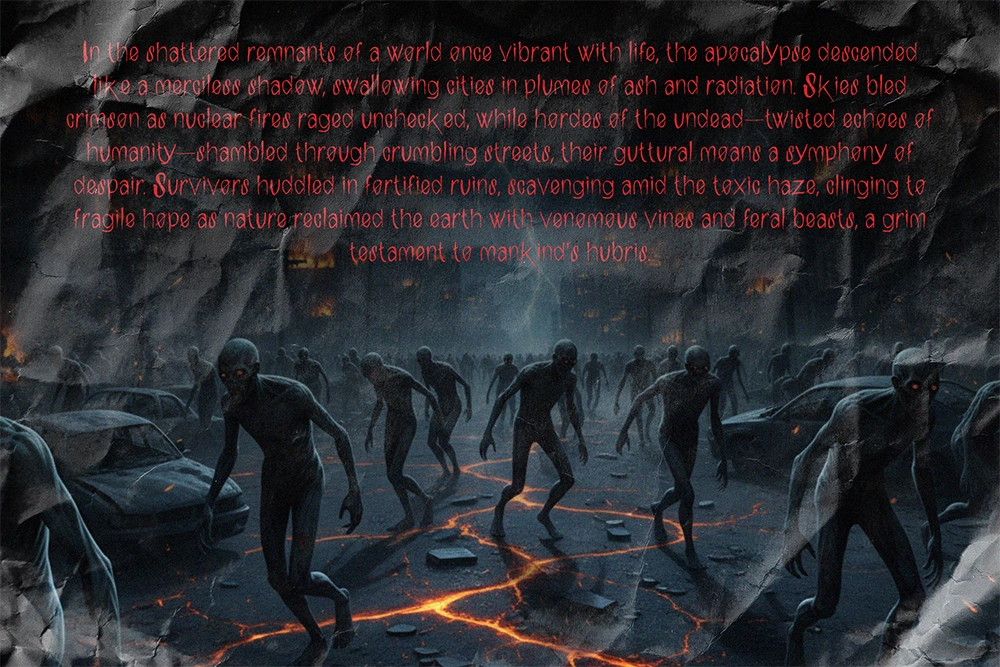 Grave Echo - Scary Horror Font