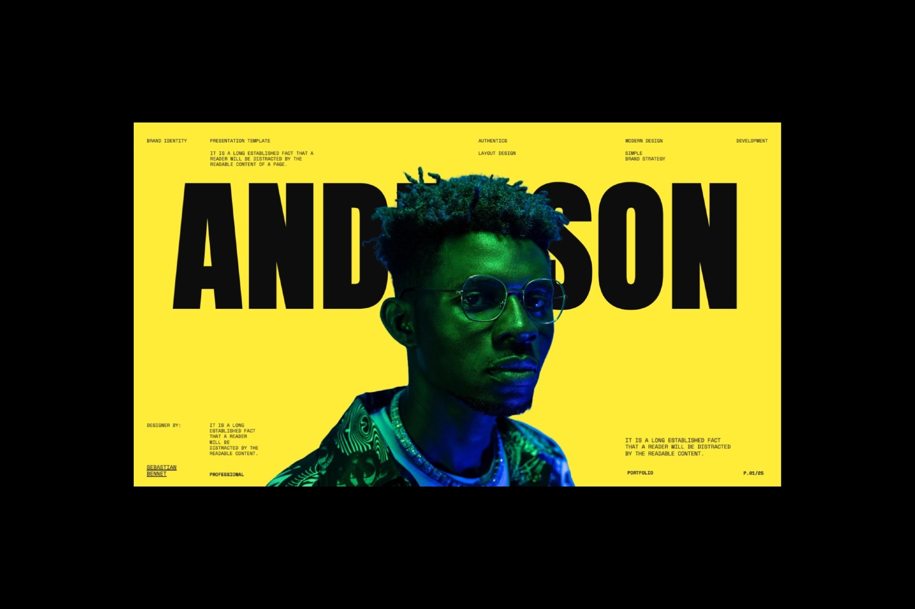 Brand Strategy PowerPoint Template – Anderson