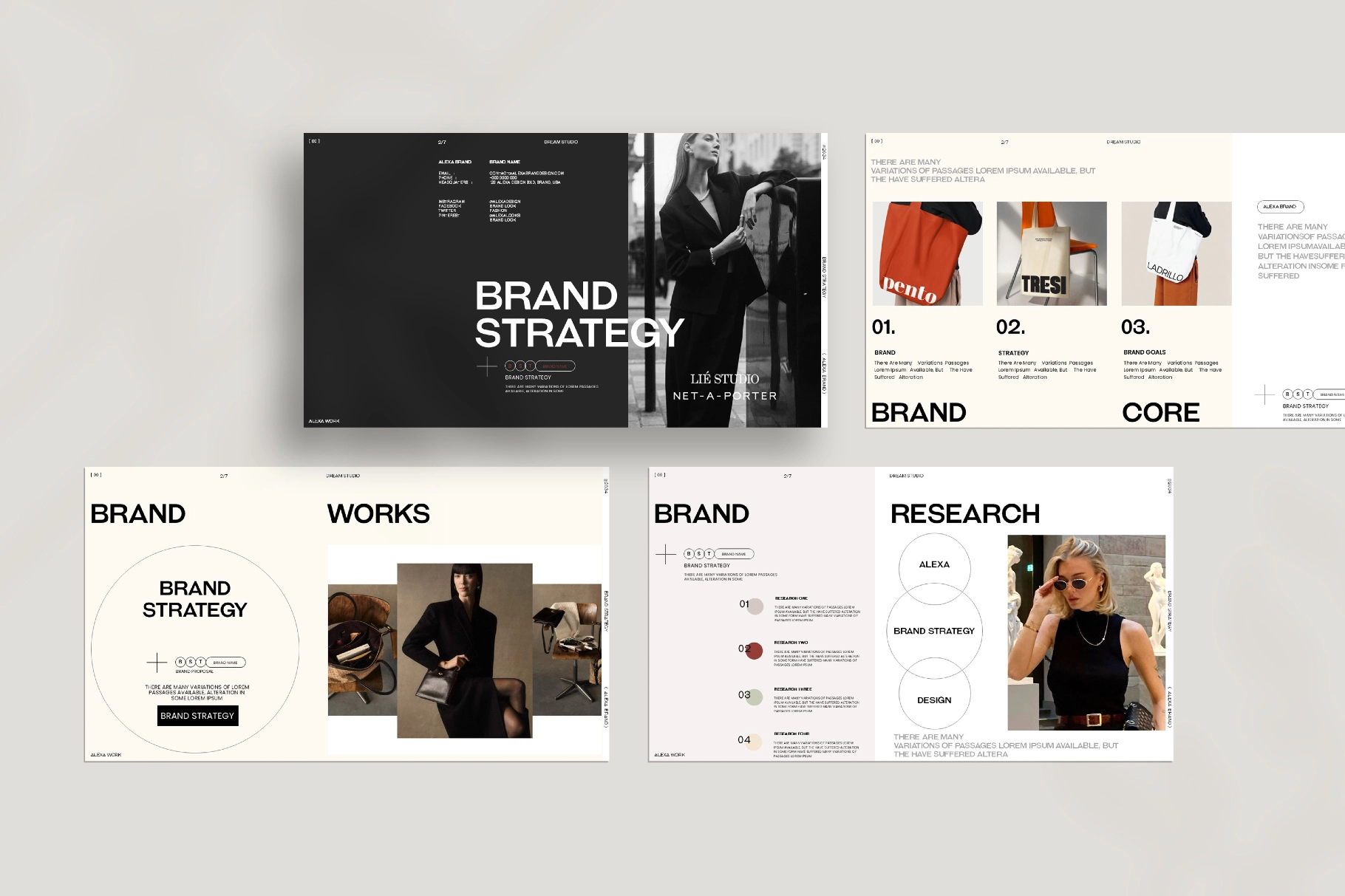 Alexa Brand Strategy Presentation Template
