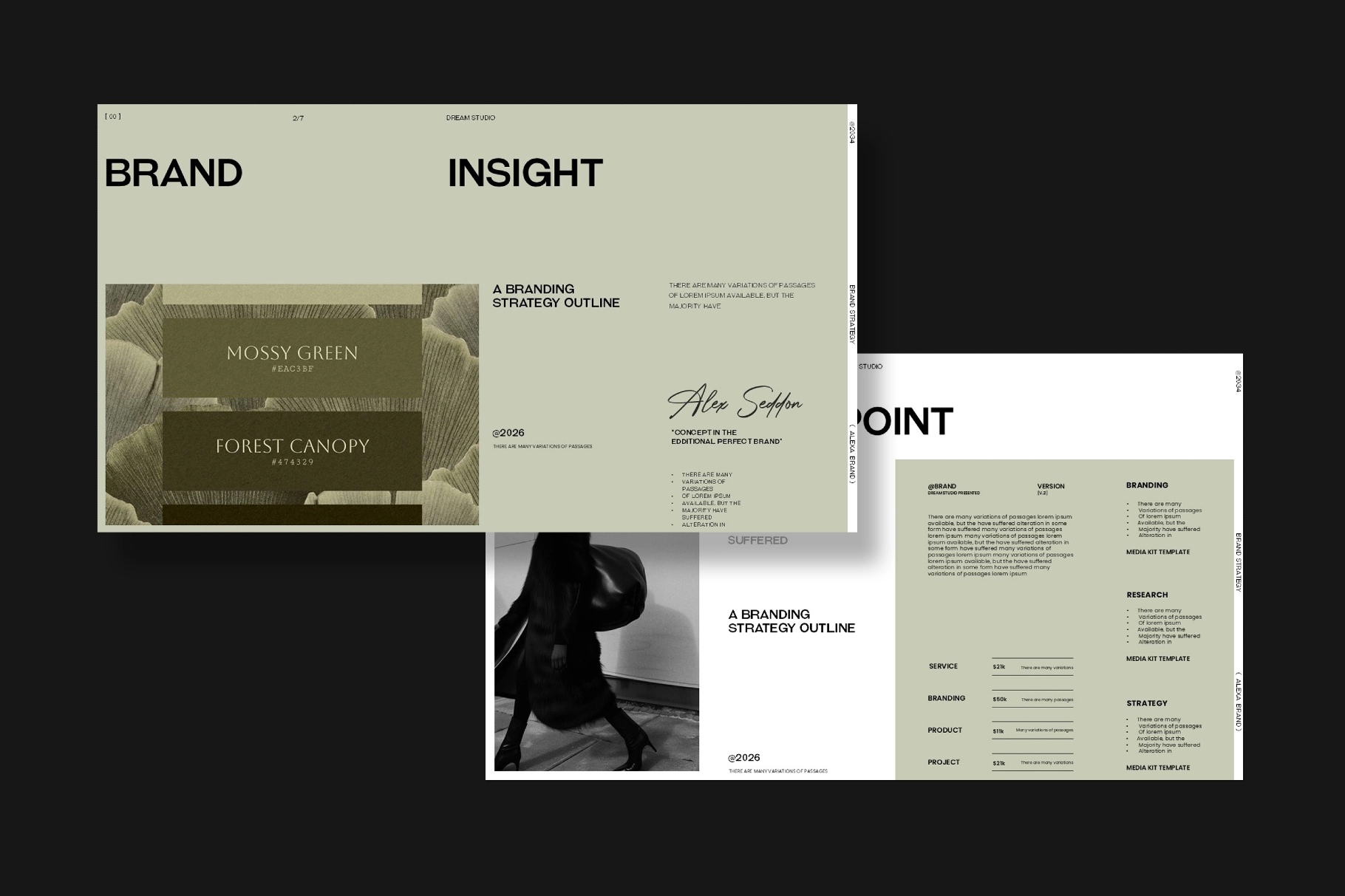 Alexa Brand Strategy Presentation Template