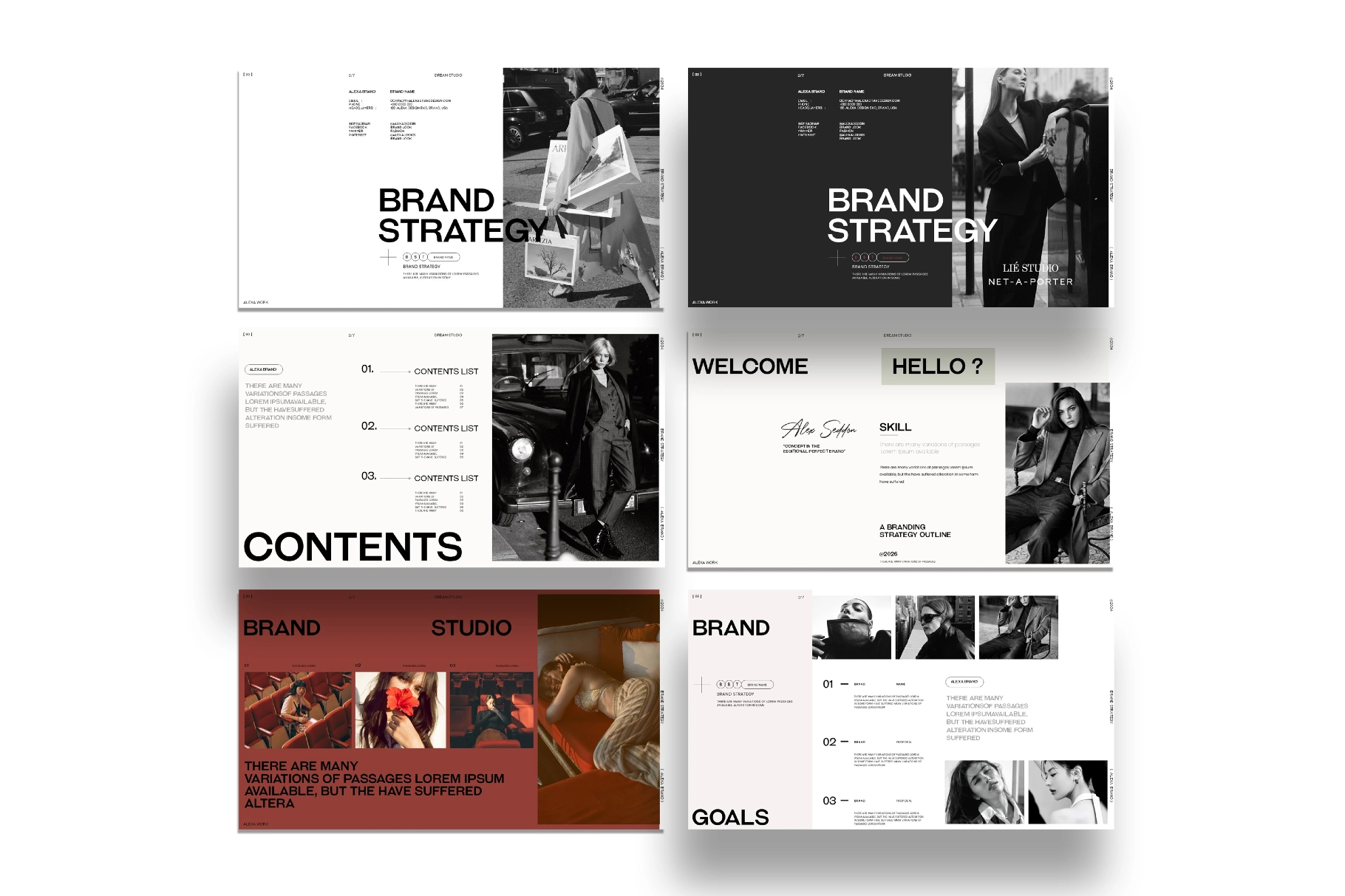 Alexa Brand Strategy Presentation Template