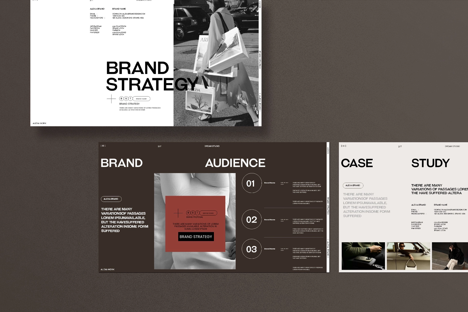 Alexa Brand Strategy Presentation Template