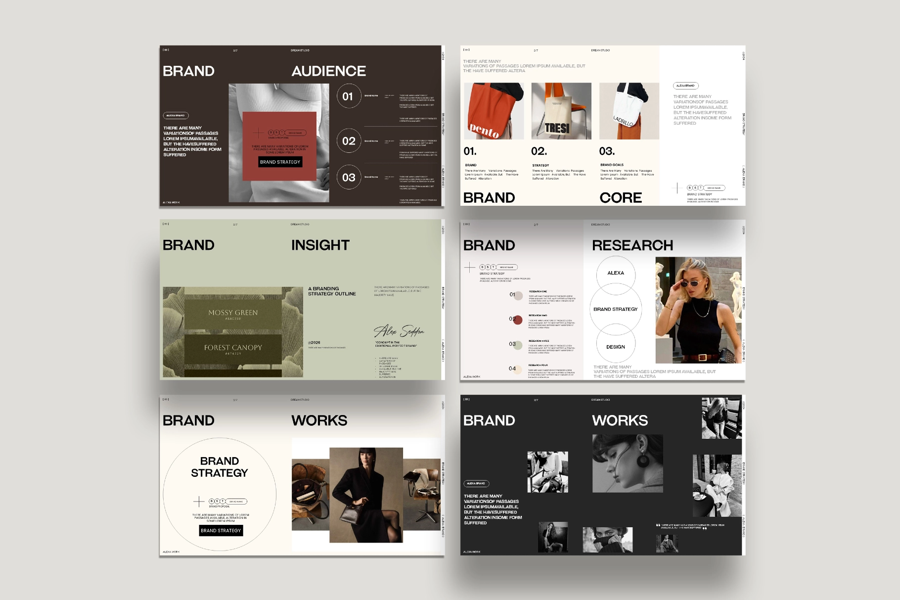 Alexa Brand Strategy Presentation Template