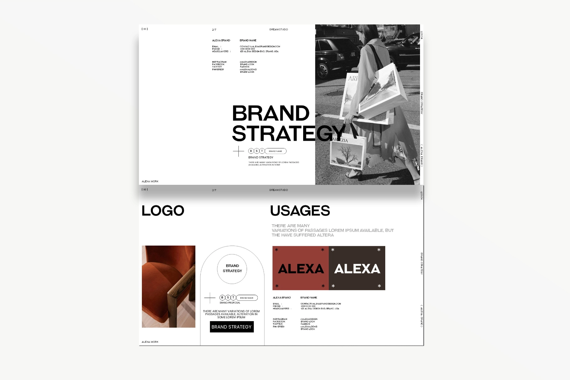 Alexa Brand Strategy Presentation Template