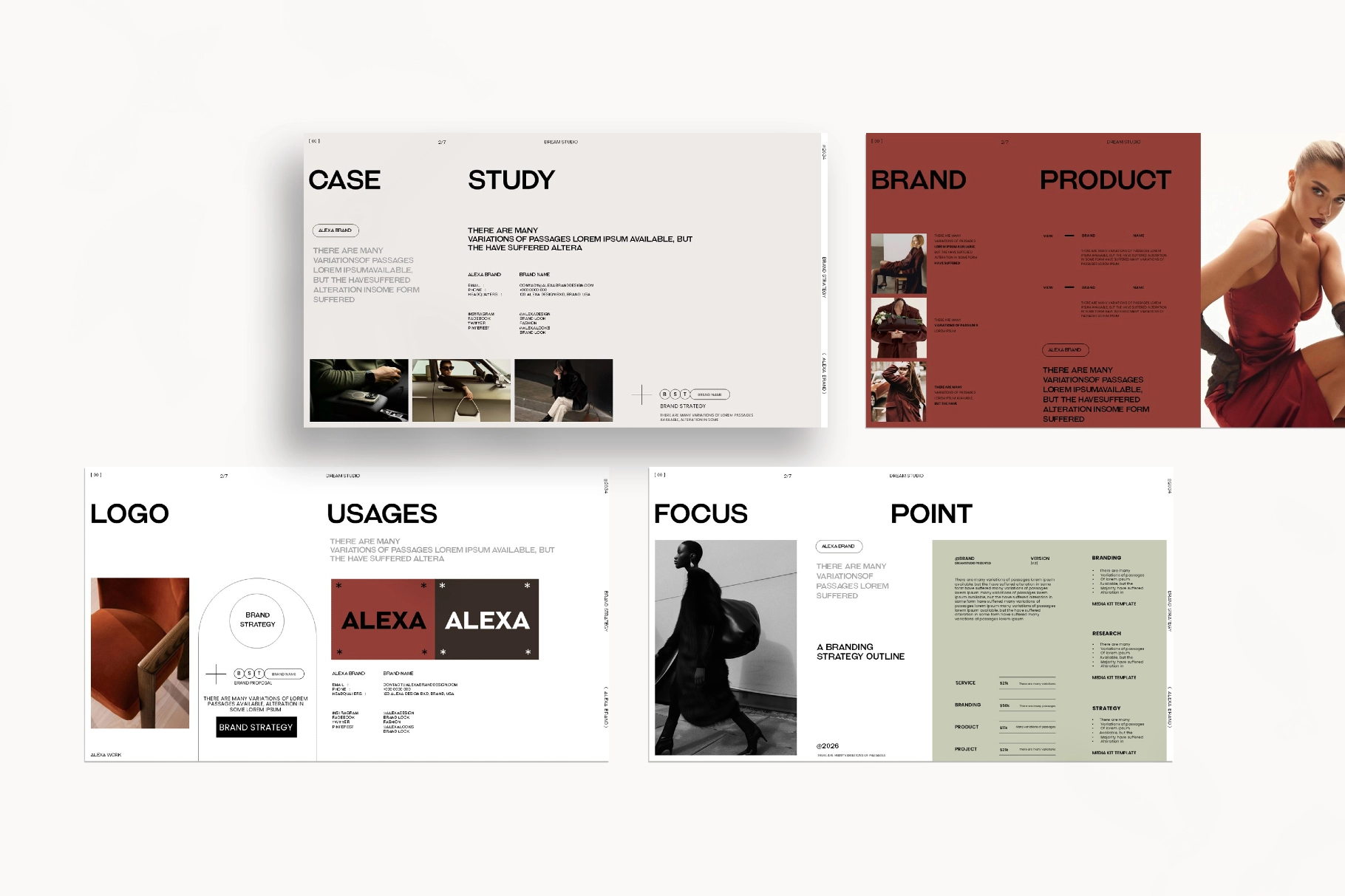 Alexa Brand Strategy Presentation Template