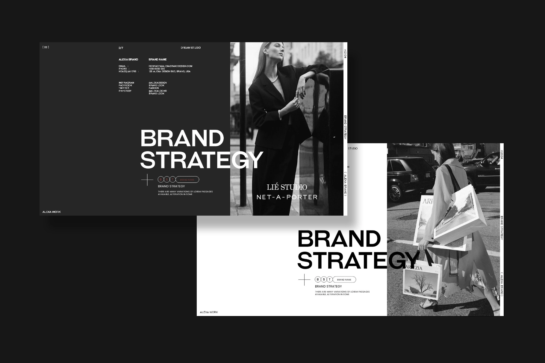 Alexa Brand Strategy Presentation Template
