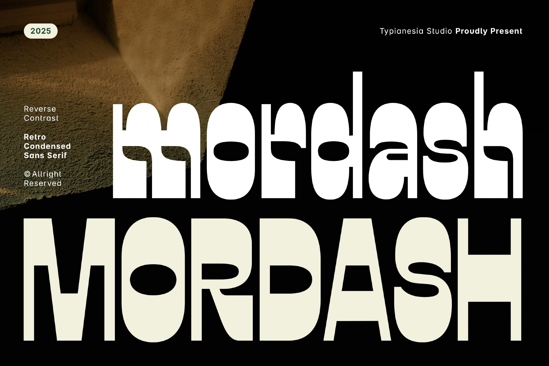 Mordash - Retro Condensed Sans Serif Font