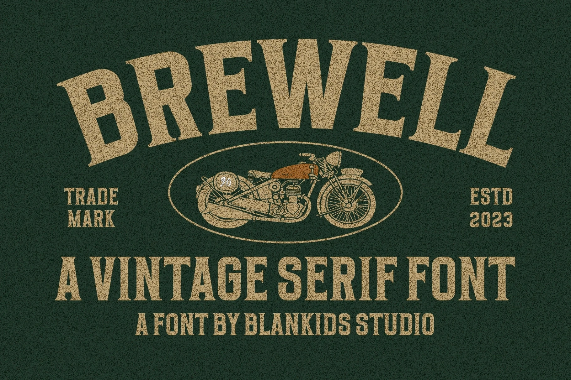 Brewell a Classic Vintage Serif Font