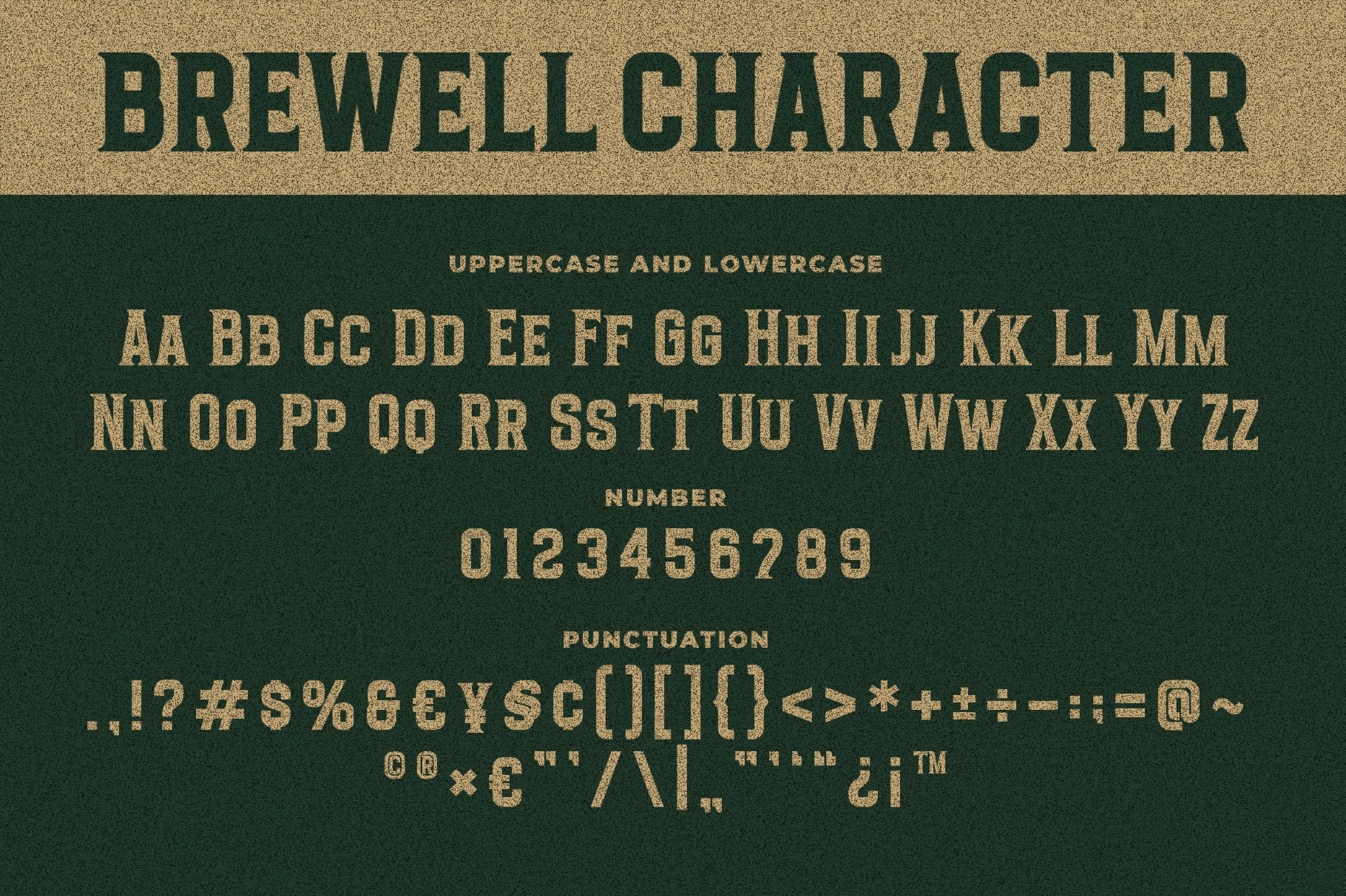 Brewell a Classic Vintage Serif Font