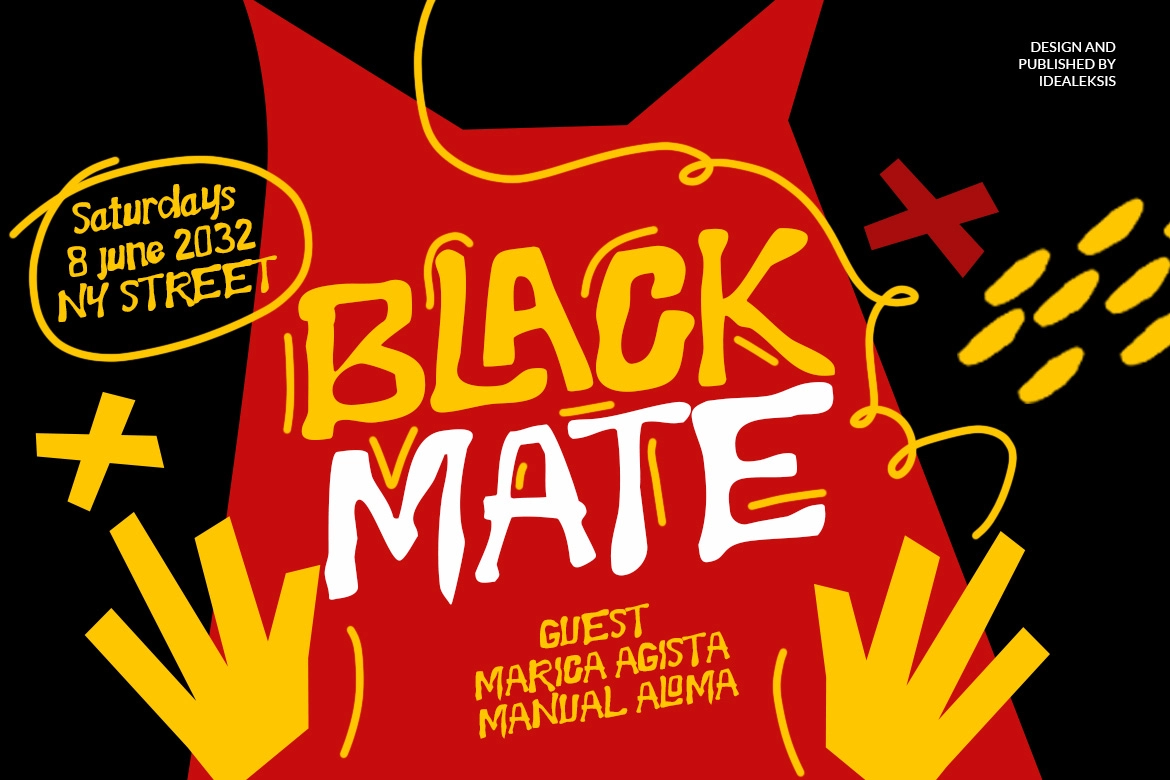 Brando Backson - Playful Hand-Drawn Display Font