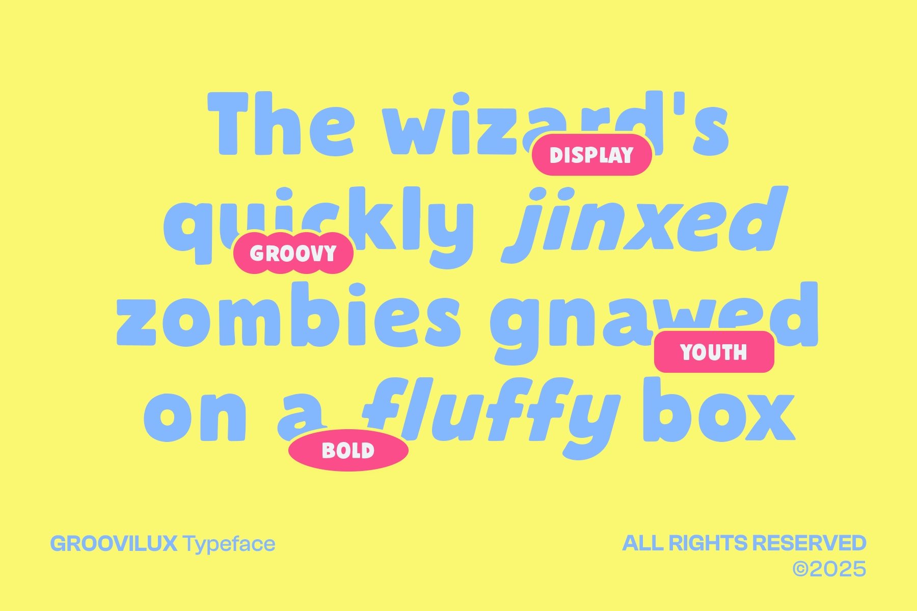 Groovilux - Retro Sans Bold Display Typeface
