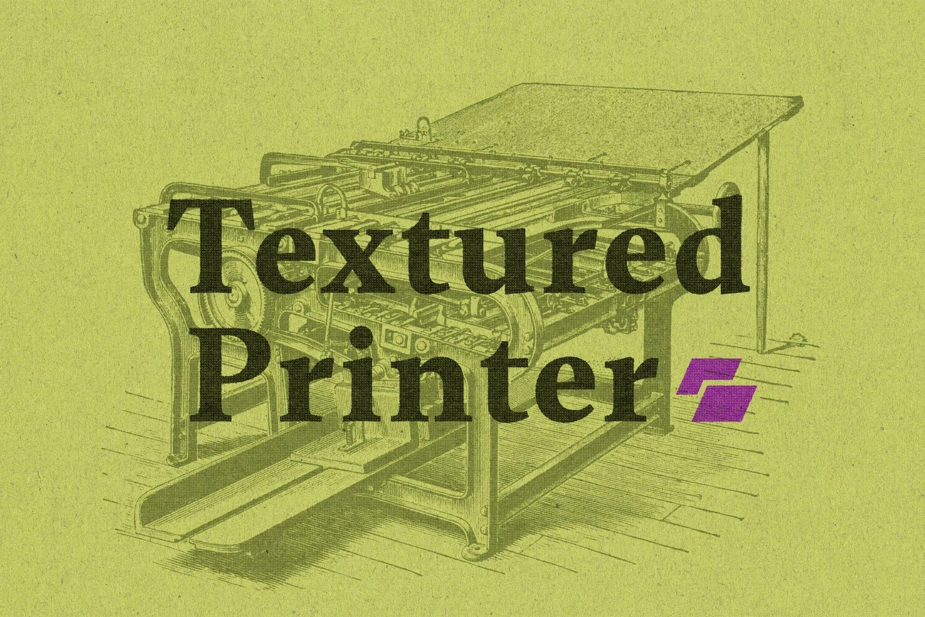 Textured Print Text & Logo Effect