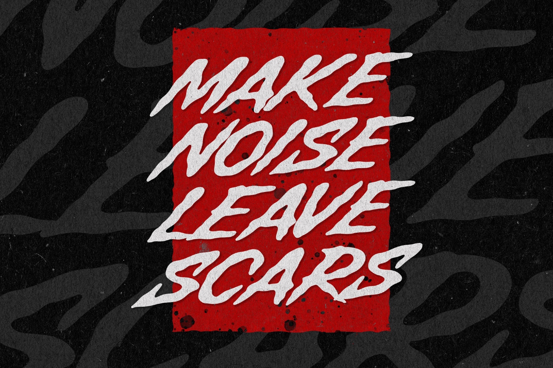 Death Strike – Aggressive Brush Display Font