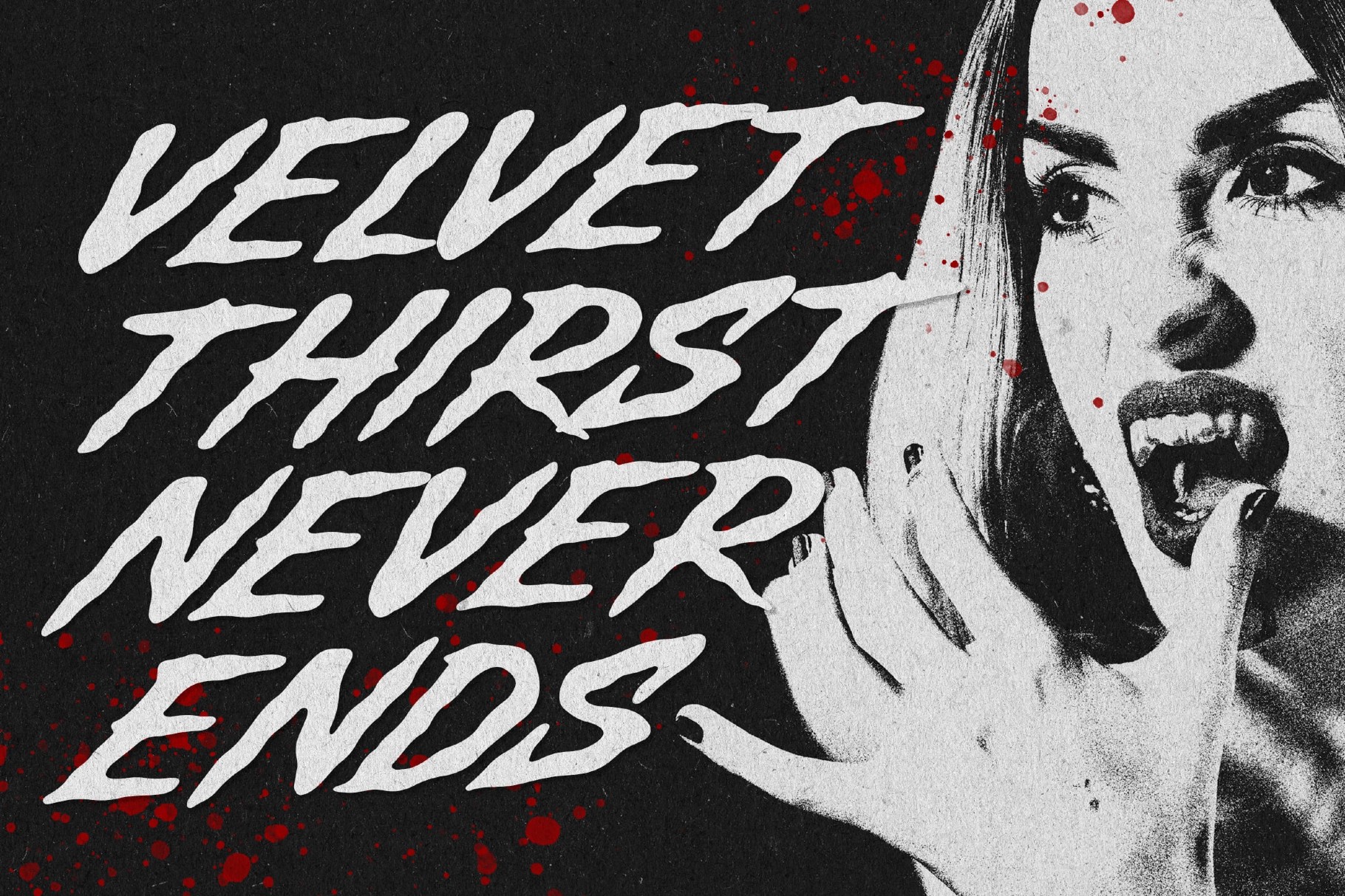 Death Strike – Aggressive Brush Display Font