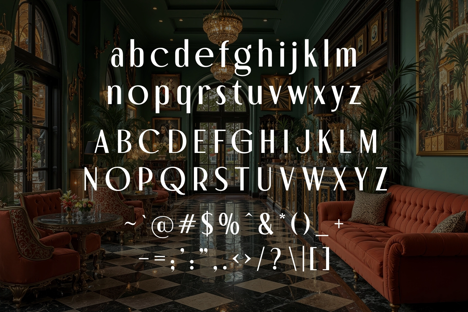 Golden Avenue - Glamour Typeface