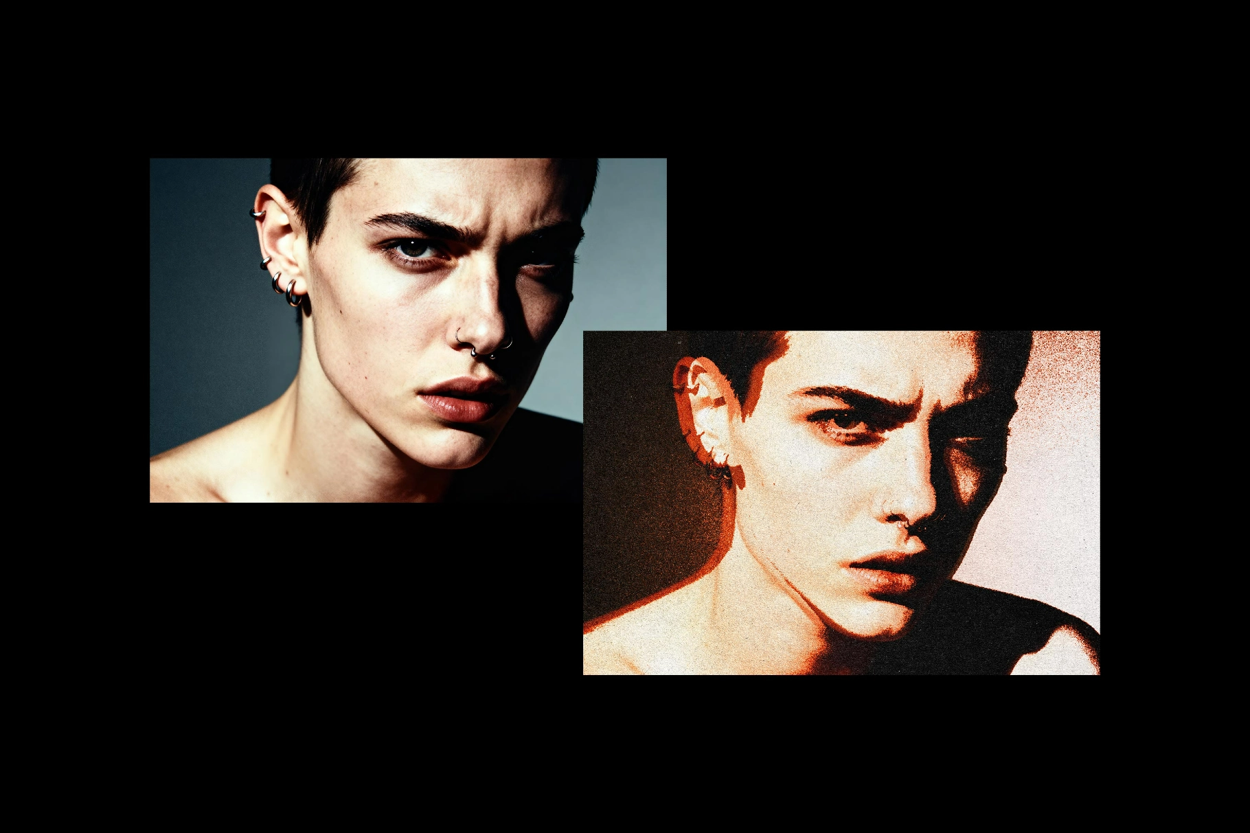 Grain Print Photo Effect