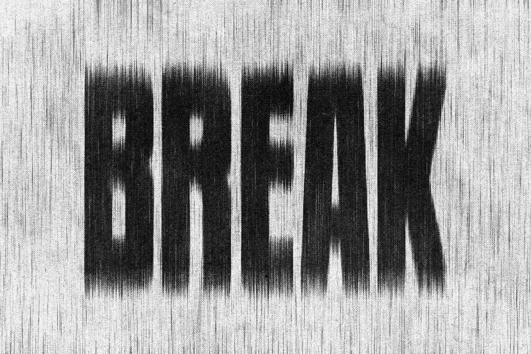 Distressed Scanline Effect