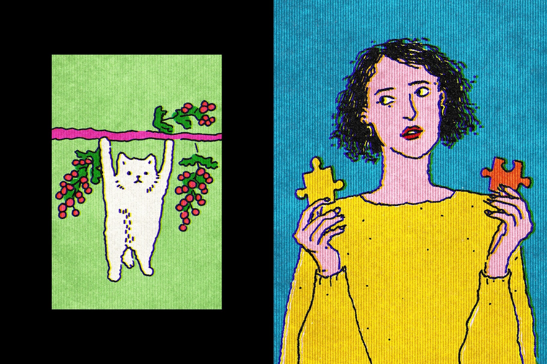 Halftone Comic Print Effect