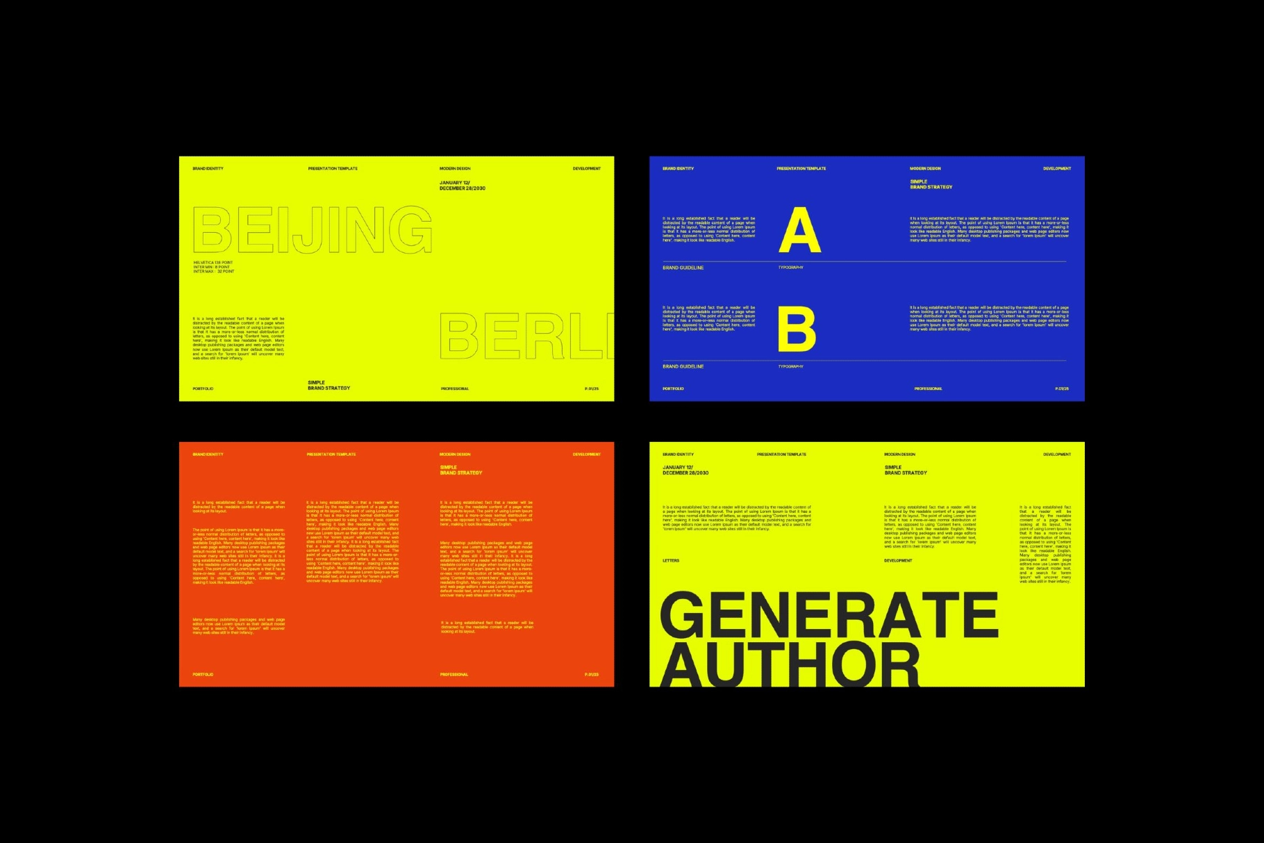 Editorial Creative PowerPoint Template – Daniel