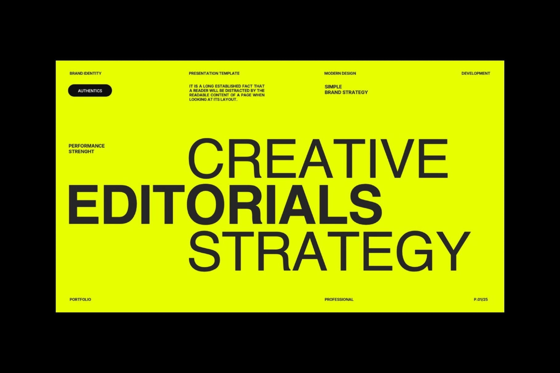 Figma Creative Editorial Presentation – Daniel