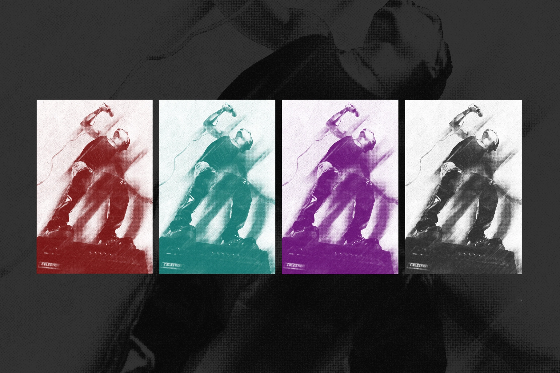 Halftone Motion Photo Effect