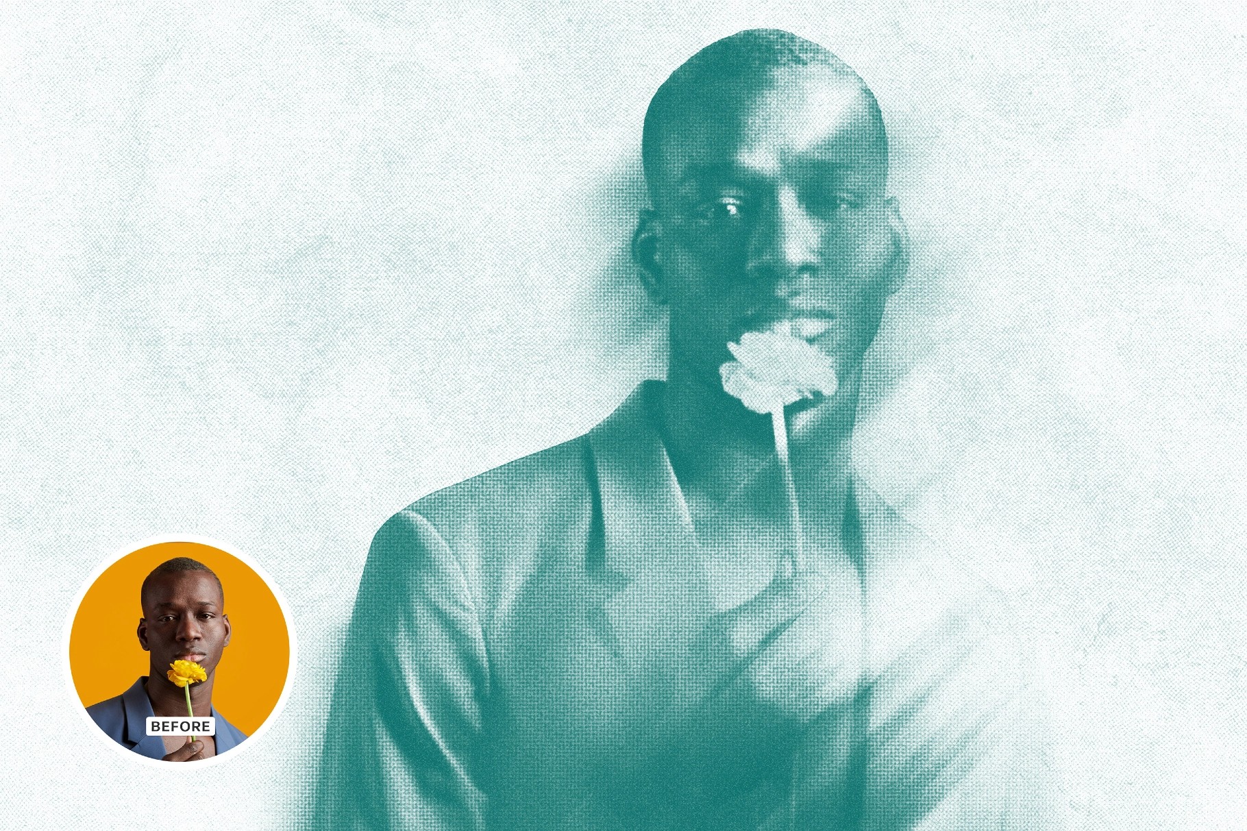 Halftone Motion Photo Effect